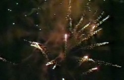Fireworks at Open Air Concert