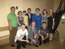 back l-r: Amartuvshin, S.Battumur, M.Kublashvili, M.Yusypovych, A.Derouard, E.Deleu. front l-r: A.Lavrov, S.Molchanov, M.Chotabaev