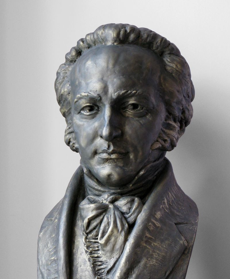 Franz Xaver Wolfgang Mozart sculpted by Volodymyr Tsisaryk