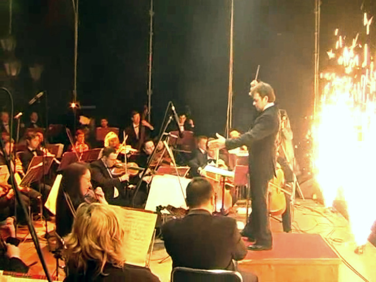 Classical Music Concert with Fireworks