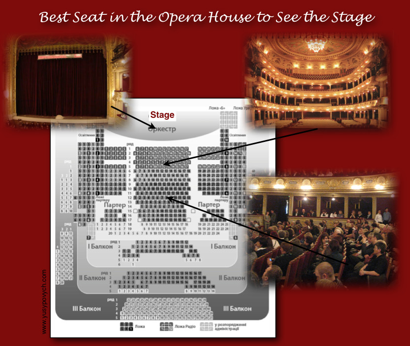Opera House Seating Chart Best View.