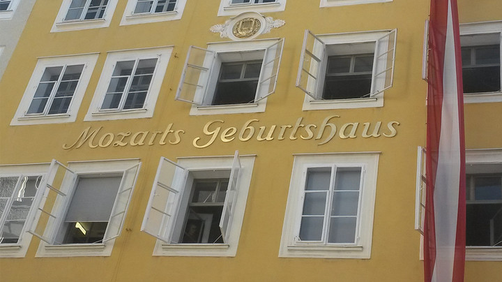 Mozart Was Born at Getreidegasse, 9 in Salzburg