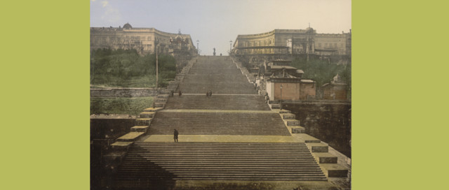 Historical Photo of the Potemkin (Odessa) Stairs