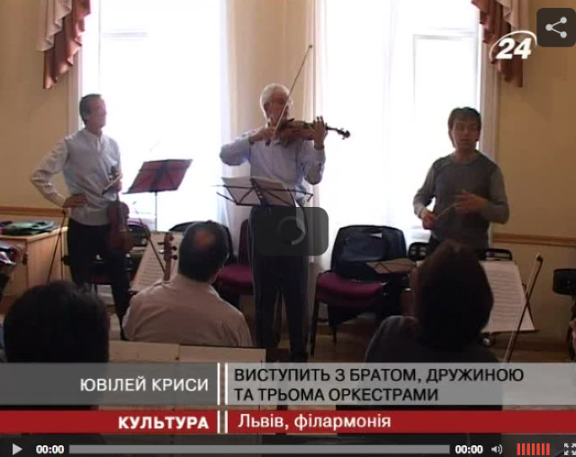 Virtuoso-Violinist Oleh Krysa is Visiting Lviv 
